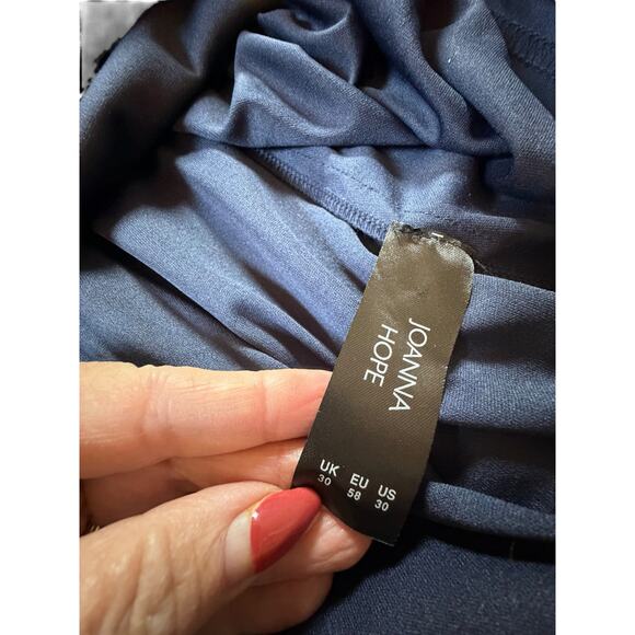 Joanna Hope Navy Beaded Gown - Size 30 - Picture 15 of 16